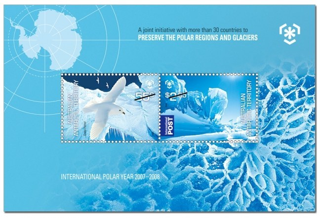 au_aat_ipy_polar_regions_and_glaciers_mini-sheet_2009-03-04 Australia 2009-03-04