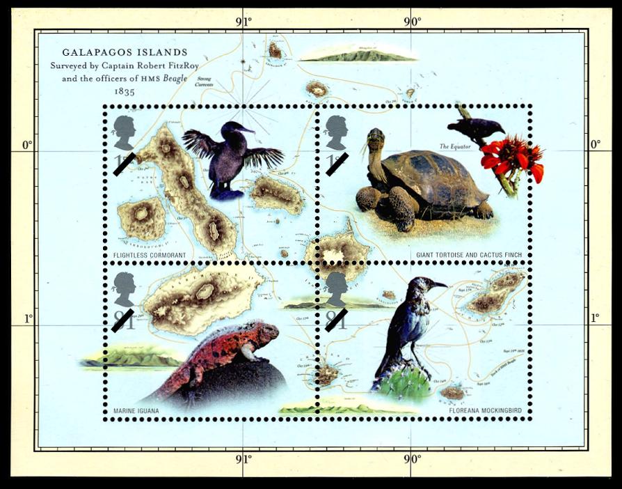 darwin_miniature_sheet_12-feb-2009_large UK Darwin Mini Sheet 2009-02-12