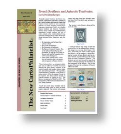 New CartoPhilatelist No. 41 April 2013